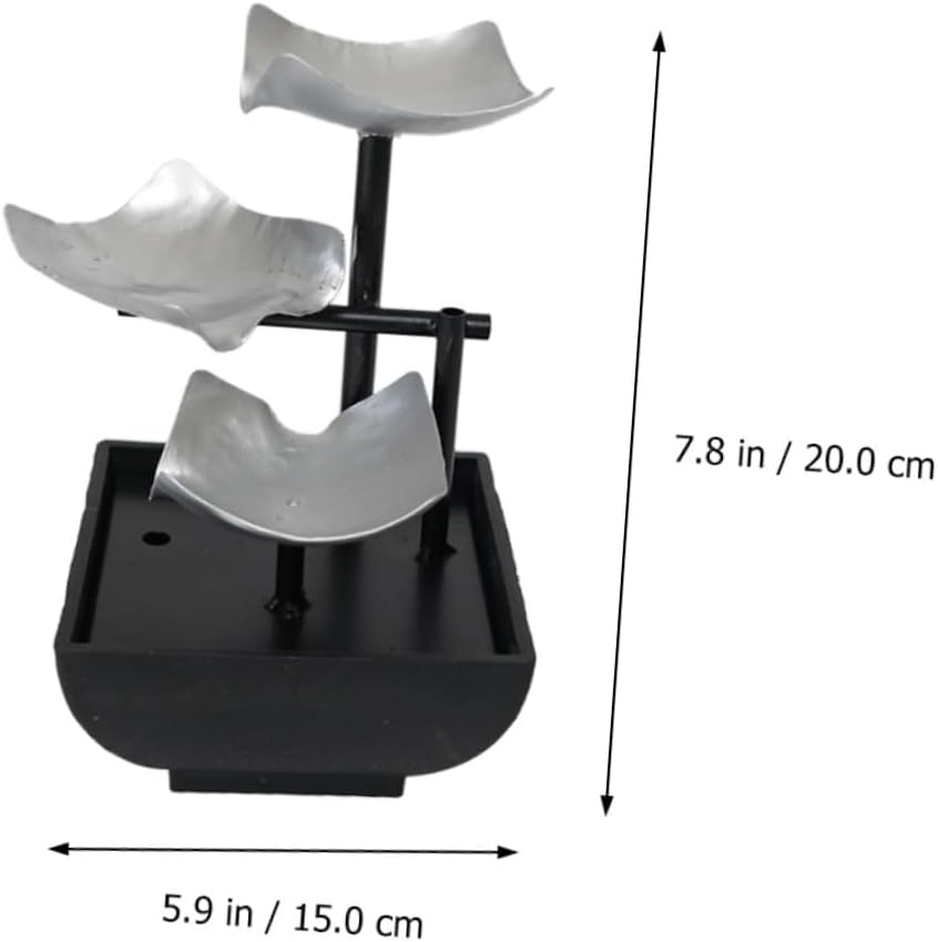 Running Water Tabletop Fountain for Desk Decor