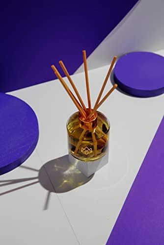 Crystal Infused Reed Diffuser 4 Oz Amethyst Lavender Bergamot Frankincense