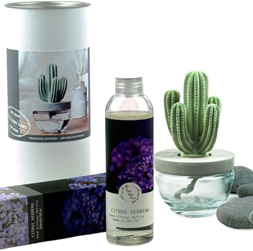 Pretty Valley Home Reed Diffuser Set with Citrus Verbena Fragrance