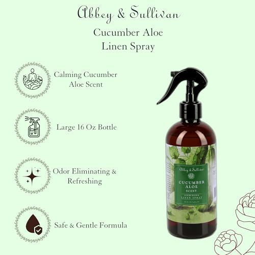 Abbey Sullivan Linen Spray Cucumber Aloe Pack of 2 16 oz