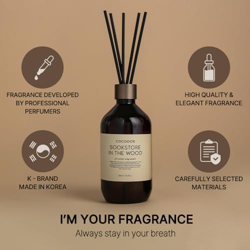 Cocodor Premium Cedar Wood Reed Diffuser Set
