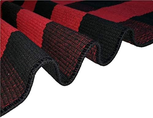 Ukeler Buffalo Check Rug 2 x 3 Machine Washable