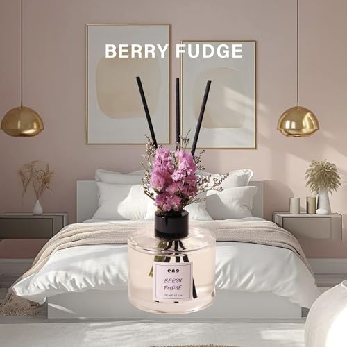 Flower Reed Diffuser Set with Essential Oils and Dried Flowers