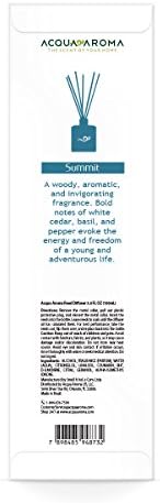 Acqua Aroma Summit Reed Diffuser 34 Fl Oz