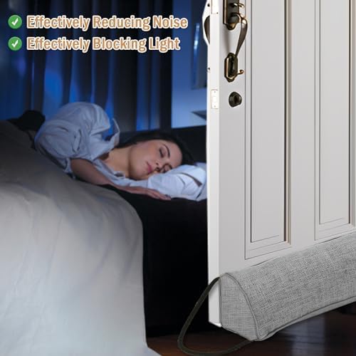 Under Door Draft Stopper Heavy Duty 36 Inches Grey