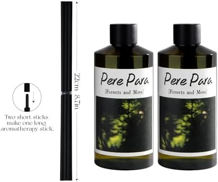 Forests and Moss Scent Premium Reed Diffuser Set 2 Pack