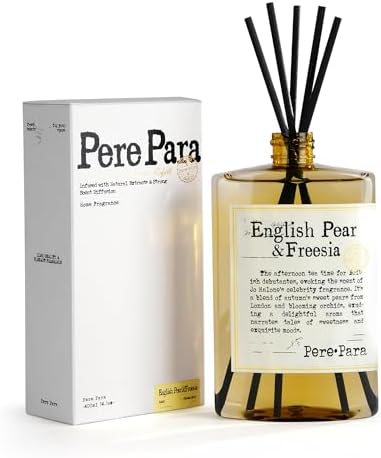 English Pear Freesia Scent Reed Diffuser Set