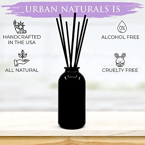 Urban Naturals Lavender Fields Reed Diffuser Set with Real Lavender Stems