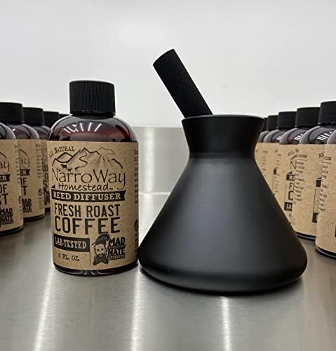 NarroWay Homestead Room Diffuser Oil with Vessel and Reed - Fresh Roast Coffee
