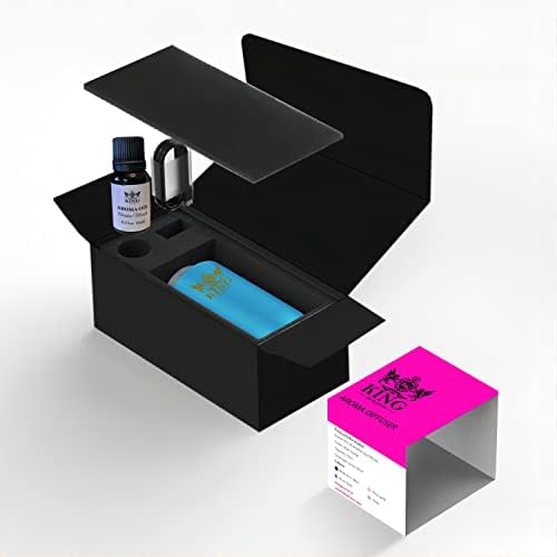KING OF SCENTS Car Diffuser Blue Large Room Travel Gift