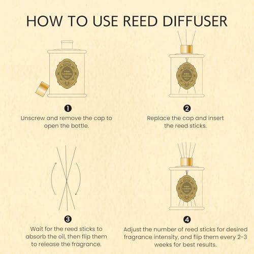 MSENSE 84 oz Large Reed Diffuser Set