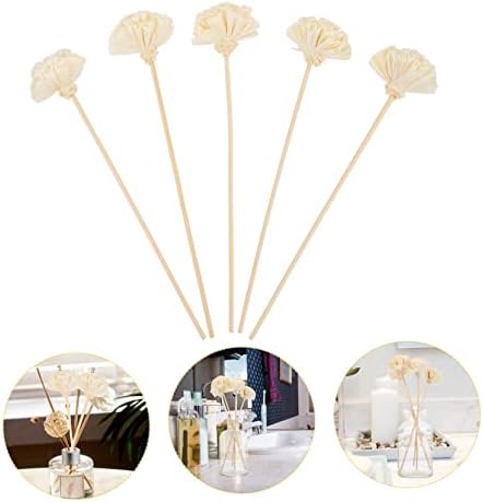 Hemoton Carnation Aroma Diffuser Sticks Set