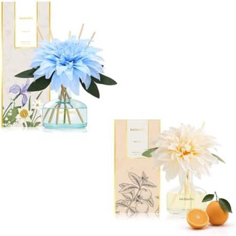 Saussavita Reed Diffusers Set 710 Oz Citrus Forest Citrus Scent
