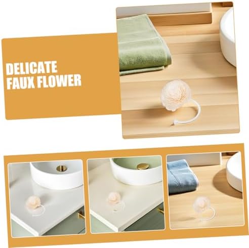 VALICLUD 3Pcs Realistic Flower Aroma Diffuser with Rope for Even Scent Distribution for Home Office and Spa Decor 1