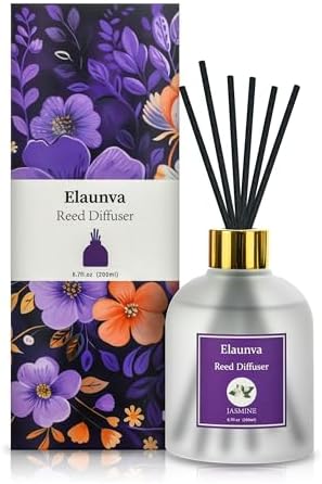 Jasmine Reed Diffuser Set 67fl oz with 8 Sticks