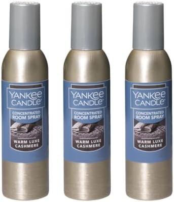 Yankee Candle Concentrated Room Spray Warm Luxe Cashmere 15 Oz Pack of 3
