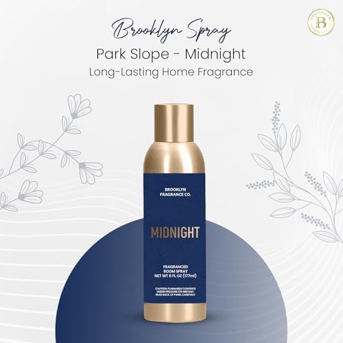 Brooklyn Fragrance Co Midnight Room Spray - 6 Fl Oz Premium Home Air Freshener