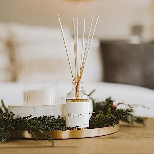 Sweet Water Decor Christmas Reed Diffuser Set