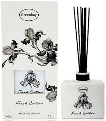 Fresh Cotton Reed Diffuser 33 oz White Glass