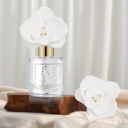 Pretty Valley Home Reed Diffuser Set Orchid Flower Oil 120Ml Gift Box for Decor