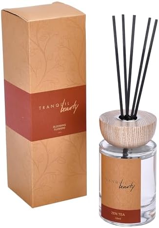 TranquilBeauty Zen Tea Scented Reed Diffuser Set