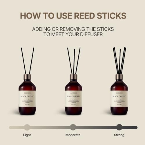 Cocodor Premium Cedar Wood Reed Diffuser Set