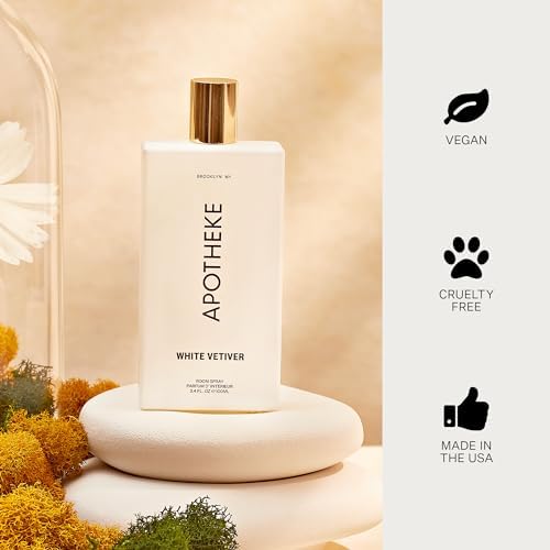 APOTHEKE White Vetiver Room Spray - Fragrant Deodorizer for Home