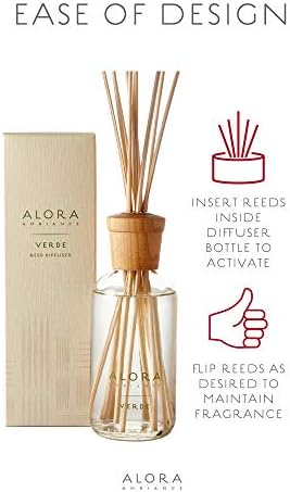 Verde 8 oz Reed Diffuser with Fresh Melon Fragrance