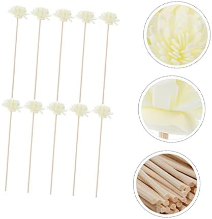 10 Pcs Diffuser Sticks Natural Rattan Set with Accessories
