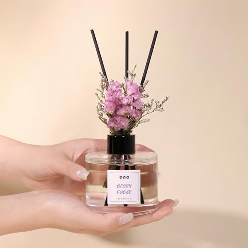 Flower Reed Diffuser Set with Essential Oils and Dried Flowers