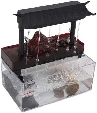 Tabletop Water Fountain with LED Light USB Powered Compact Design