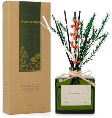 6 Fl Oz Sandalwood Strawberry Reed Diffuser Set