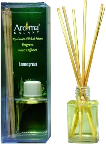 Lemongrass Reed Diffuser Set with Refill Pack