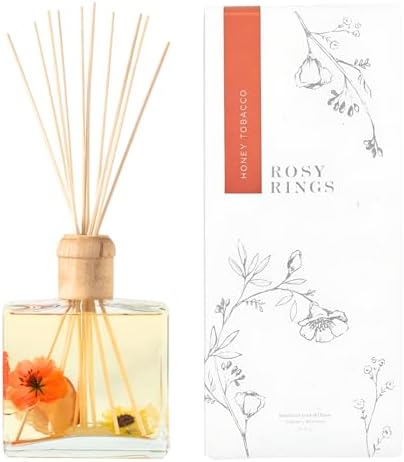 Rosy Rings Botanical Reed Diffuser Honey Tobacco