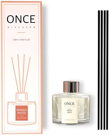 Once Natural Reed Diffuser Set Mango Wood 405 oz