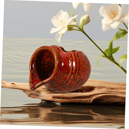 Ceramic Jar Water Fountain Rustic Zen Decor for Indoor and Outdoor Use