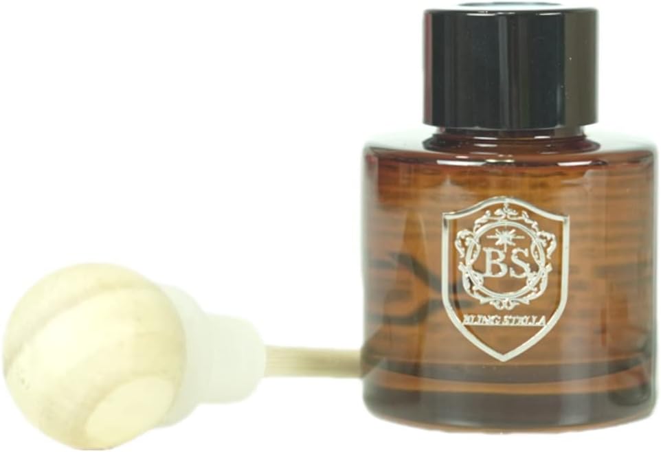 Silver Metal Wooden Ball Diffuser 3 Blue Autumn 17oz