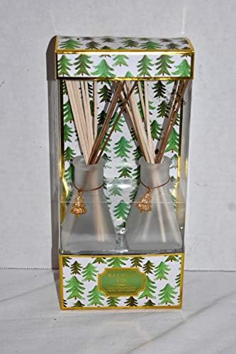Frosted White Glass Bottles with Gold Rhinestone Christmas Tree Charms Set