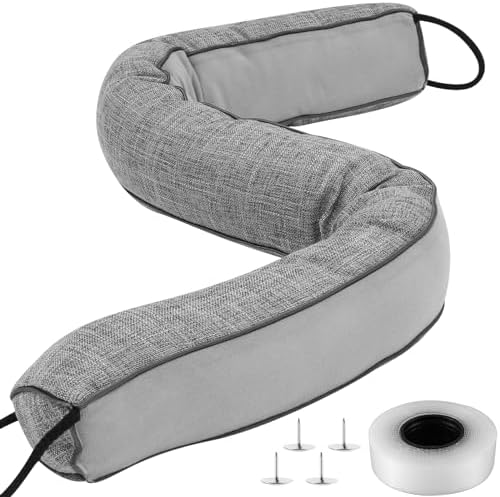 Under Door Draft Stopper Heavy Duty 36 Inches Grey