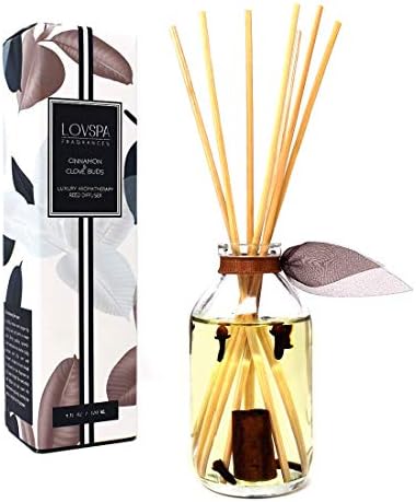 LOVSPA Cinnamon Clove Buds Reed Diffuser Refill Bundle