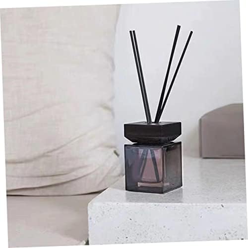 Elegant White Square Glass Diffuser Bottle for Essential Oils