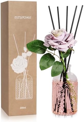 DIUFJAG 67 Oz Rose Reed Diffuser Set
