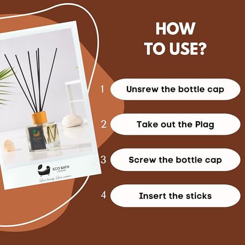 Eco Bath London Reed Diffuser Set - Vanilla Cinnamon