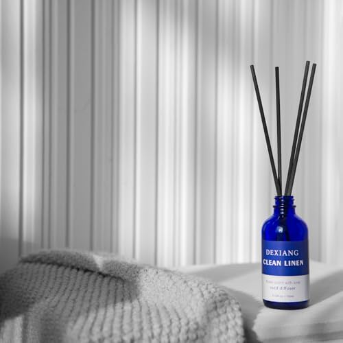3-Pack Reed Diffuser Set with Elegant Blue Bottles