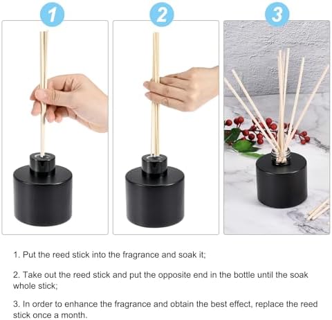 MECCANIXITY Fiber Reed Diffuser Sticks 200x4mm Pack of 100