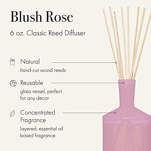 LAFCO New York Classic Reed Diffuser Blush Rose 6 oz