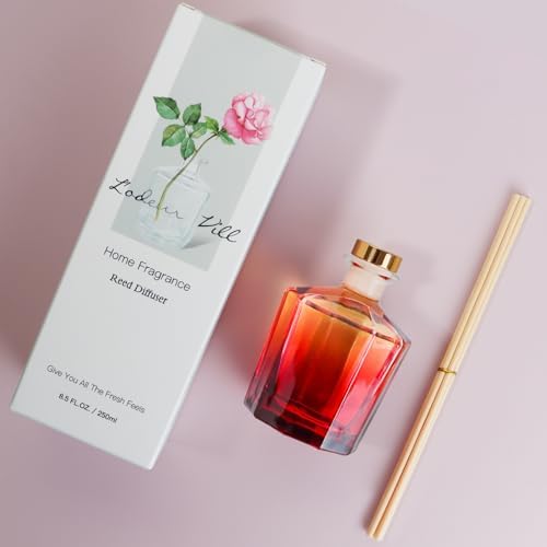 Jasmine Lily Reed Diffuser Set 85 Oz 10 Sticks for Home Rooms
