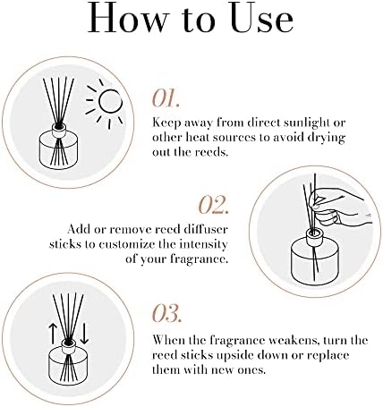 DUSA Santal Reed Diffuser Set - 5 Fl Oz