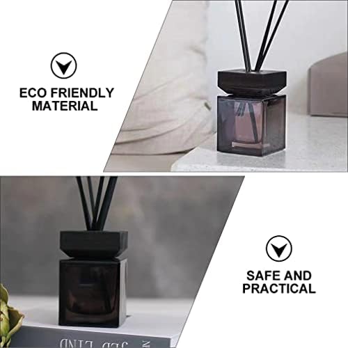 Lurrose Rattan Aromatherapy Diffuser Set with Wooden Lid