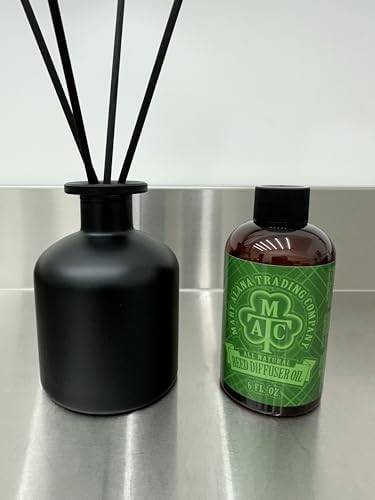 Generic Unique 6 Oz Black Reed Diffuser Set